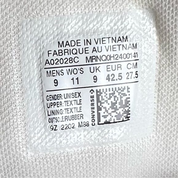 NEW Converse Unisex Chuck Taylor All Star Hi Tie Dye Shoe Size 9 or 11 #527 - Picture 9 of 9